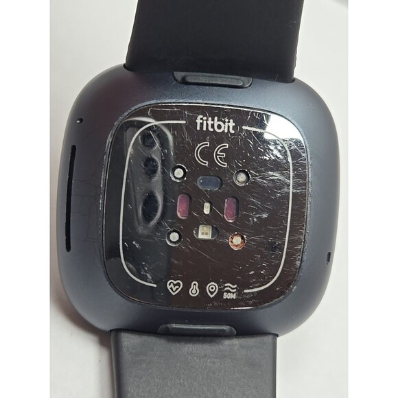 Fitbit Sense FB512 Smartwatch GPS ECG SpO2 Sleep Heart Rate Tracker - No Charger - Picture 10 of 11